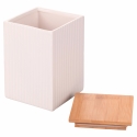 Grande pote de cozinha 10x10x14,5cm em grês tampa 1080ml Modern Oferta
