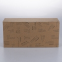 conjunto de 3 potes de vidro 10x14cm para café açúcar e sal Victionary Modelo
