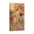 Quadro em tela mulher Art Nouveau Outono Alphonse Mucha Promoção