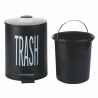 Lixeira com pedal e balde removível de 3l Trash Bigismore Venda