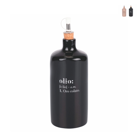 Oliera 866 ml em cerâmica com tampa de cortiça e bico Victionary Promoção