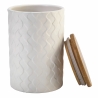 Conjunto de 3 potes de cozinha em cerâmica com tampa Shade of Shape Geometrie Descontos