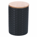 Conjunto de 3 frascos de cozinha em cerâmica com tampa Shade of Shape Geometrie Medidas