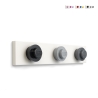 Cabide de parede com 3 ganchos redondos coloridos LEGO Wall Hanger Rack Saldos