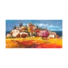 Tela Decorativa Paisagem Rústica Borgo sul mare Luigi Florio Oferta