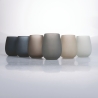 Conjunto de 6 copos de mesa com gotas 600ml cinza Happy Hour Stones Venda