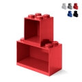 Conjunto de Prateleiras Modulares Empilháveis LEGO Brick Set 4+8 Promoção