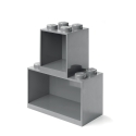 Conjunto de Prateleiras Modulares Empilháveis LEGO Brick Set 4+8 Saldos
