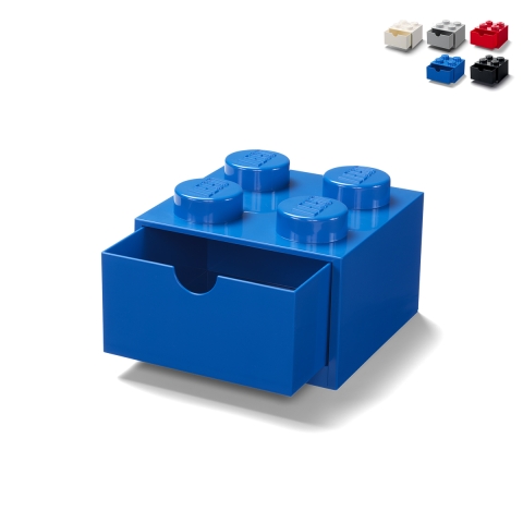 Caixa de armazenamento com gaveta LEGO Desk Drawer 4 bottoni Promoção