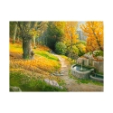 Quadro em tela paisagem "Ristoro sul sentiero" de Adriano Galasso Oferta
