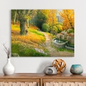 Quadro em tela paisagem "Ristoro sul sentiero" de Adriano Galasso Venda