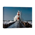 Tela Fotográfica com Impressão: Farol no Mar Mediterrâneo Promoção