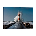 Tela Fotográfica com Impressão: Farol no Mar Mediterrâneo Promoção