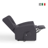 Poltrona relax em tecido 2 motores com rodas e lift alzapersona Trilly Oferta
