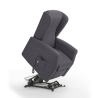 Poltrona relax em tecido 2 motores com rodas e lift alzapersona Trilly Venda