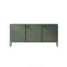 Aparador sala de estar cozinha 3 portas 184x40x90cm design contemporâneo Madrid Oferta