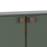 Aparador sala de estar cozinha 3 portas 184x40x90cm design contemporâneo Madrid Catálogo