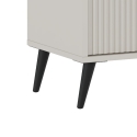 Móvel baixo para TV de sala com 2 portas e gaveta 153x40x61 Danielle Descontos