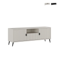 Móvel baixo para TV de sala com 2 portas e gaveta 153x40x61 Danielle Promoção