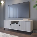 Móvel baixo para TV de sala com 2 portas e gaveta 153x40x61 Danielle Venda