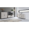 Móvel baixo para TV de sala com 2 portas e gaveta 153x40x61 Danielle Oferta