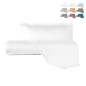 Conjunto de capa de edredão e fronhas para cama de uma piazza e meia em cetim Argentario Promoção