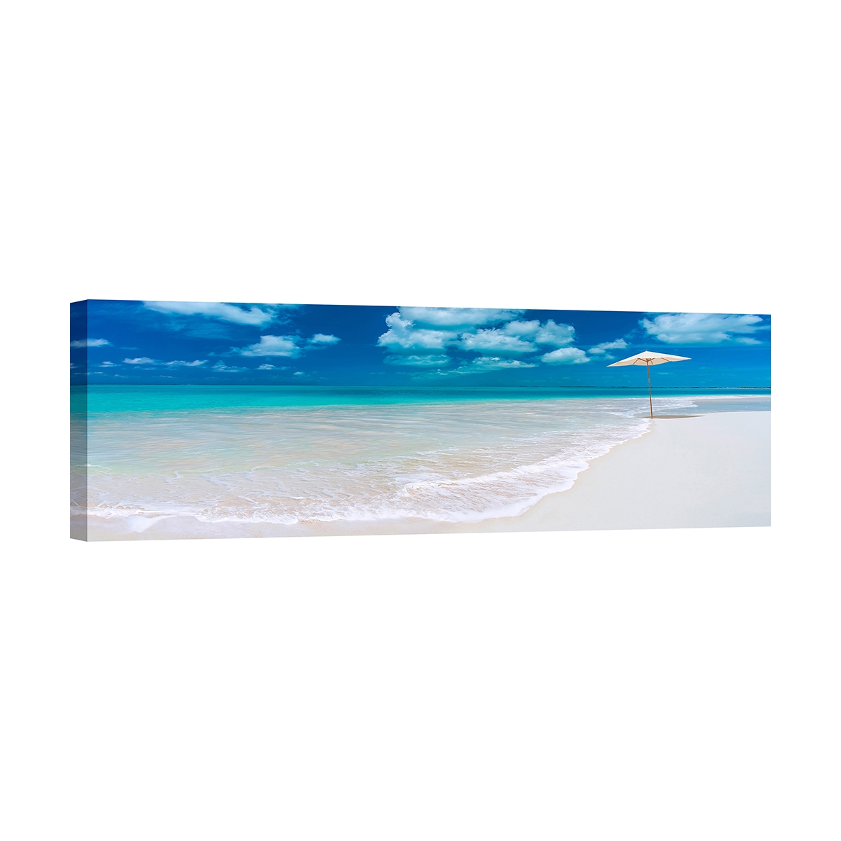 Quadro Fotográfico a Cores em Tela Praia Tropical em Cayo Largo Cuba