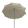 Guarda-sol de jardim e terraço para exterior Ø240cm Novara 114 Descontos