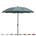 Guarda-sol de jardim moderno Ø200cm para exterior terraço Border Promoção
