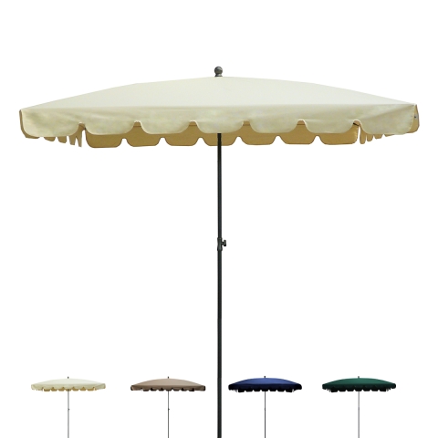 Guarda-sol anti-vento retangular de design para exterior Allegro 86R Promoção