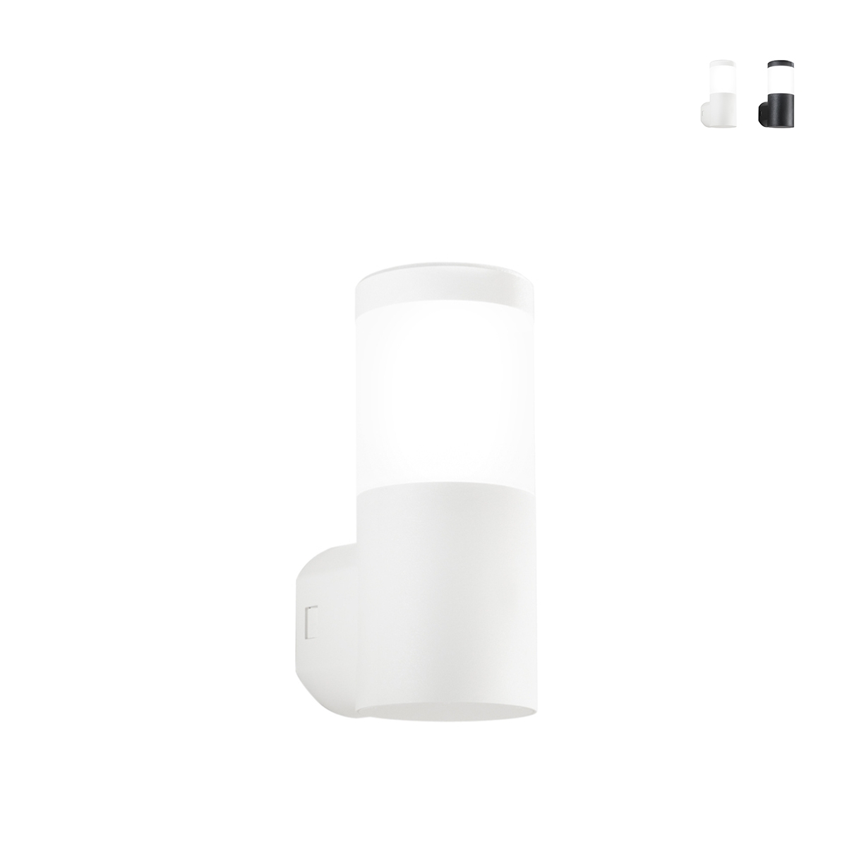 Aplique de parede exterior jardim redonda IP65 estilo moderno Focus Promoção