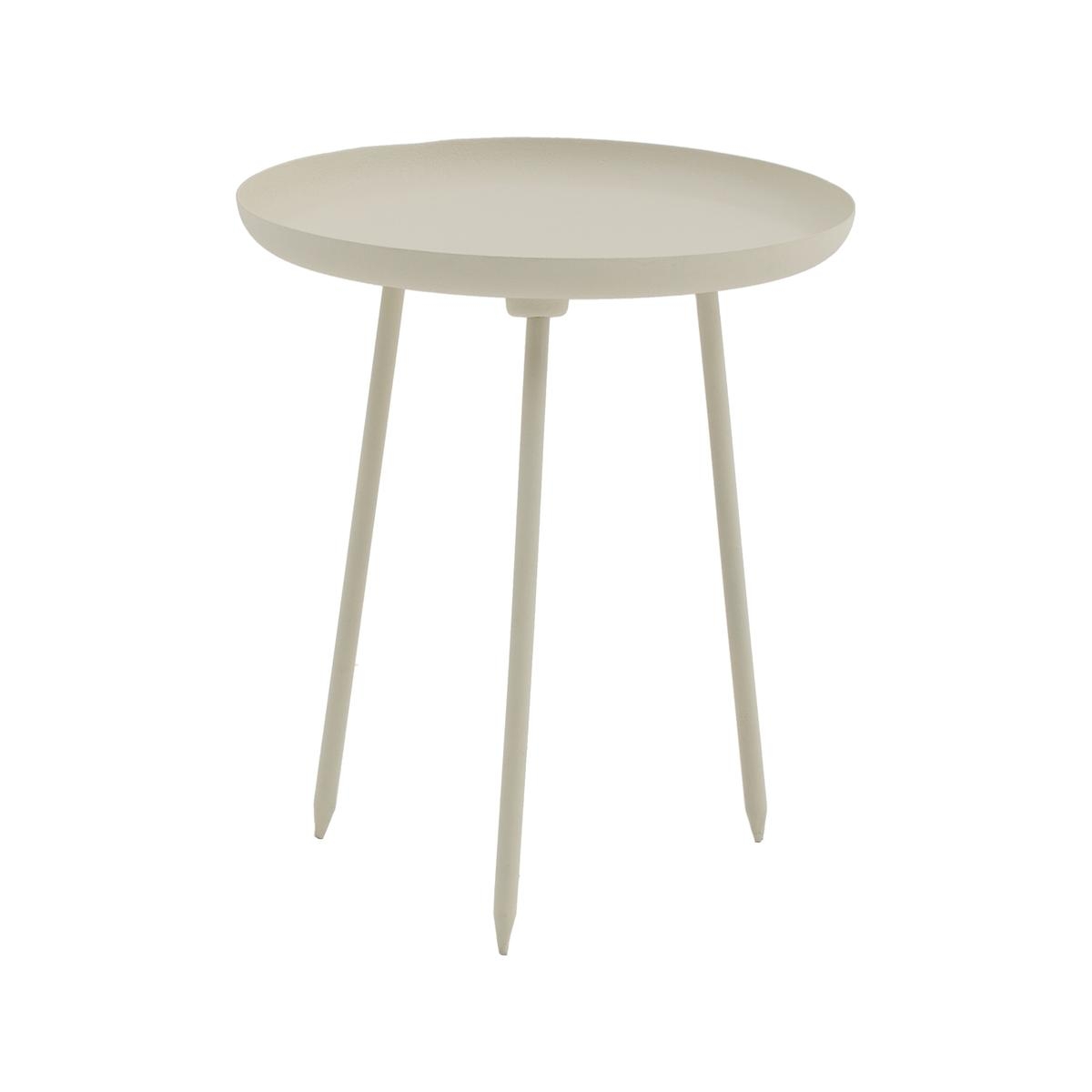 Mesa de centro moderna para sala bege Varek Promoção