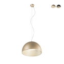 Candeeiro suspenso redondo em metal com luz LED ajustável Coco Promoção
