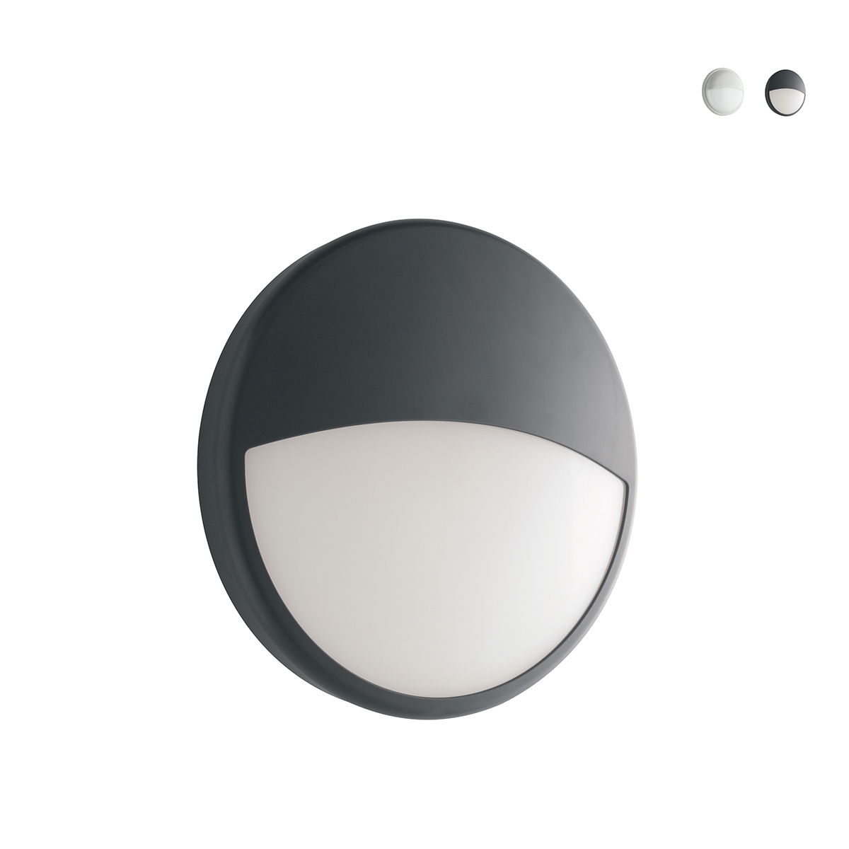 Aplique de teto LED para exterior jardim redondo 22cm Ever Promoção