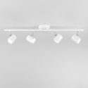 Carril de teto com 4 focos de luz ajustáveis Zero Venda