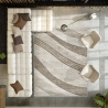 Tapete de design para sala de estar bege Funny Venda