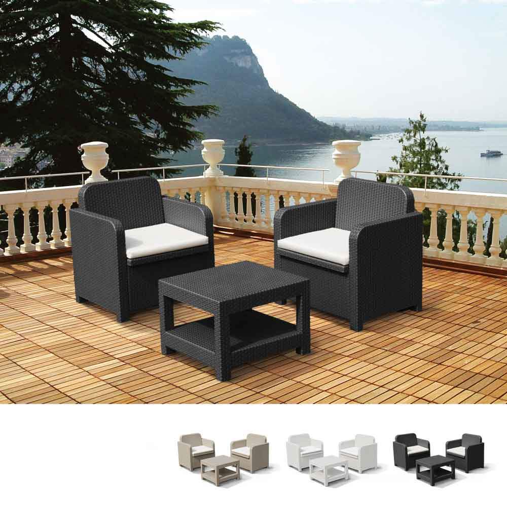 Mobília para jardim Terraço Quintal ou Lounge Exteriores Elegante Giglio