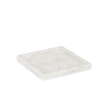 Prato Decorativo Quadrado para Interiores em Mármore 20x20 Kandy Promoção