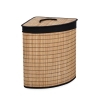Cesto de roupa suja em bambu com forro preto 35x35x50 Sintia Venda