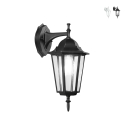 Aplique de parede para exterior com difusor em vidro IP44 Milano Promoção