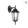 Aplique de parede para exterior com difusor em vidro IP44 Milano Promoção