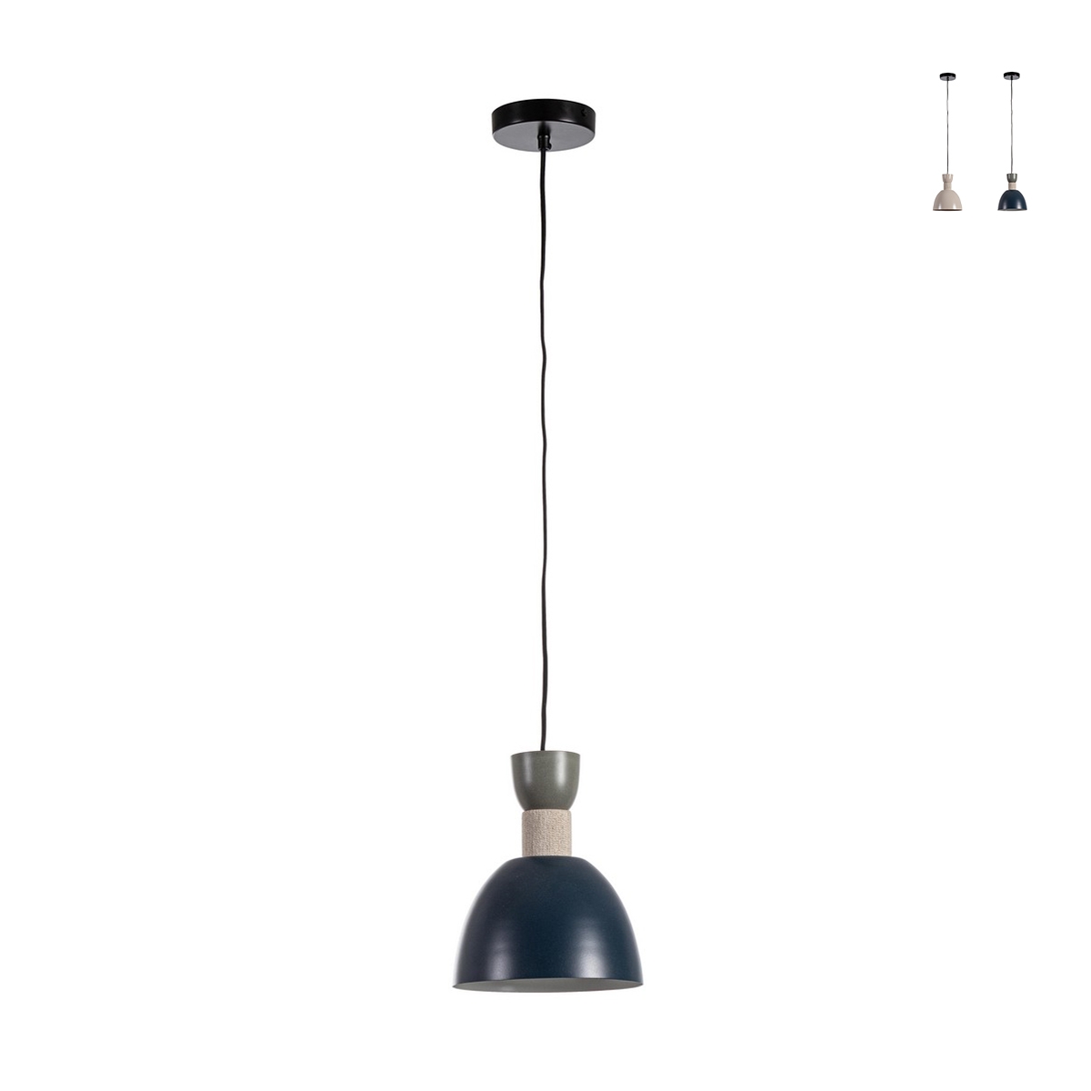 Candeeiro suspenso em metal estilo industrial moderno Jabalpur