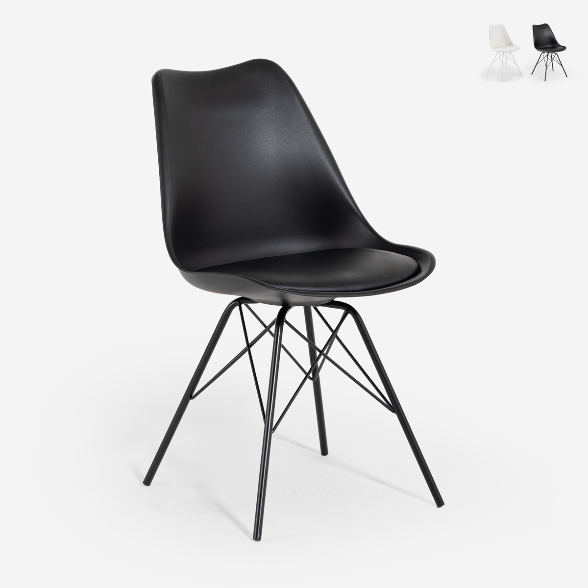 Cadeira moderna de design para cozinha e sala de jantar Sanja
