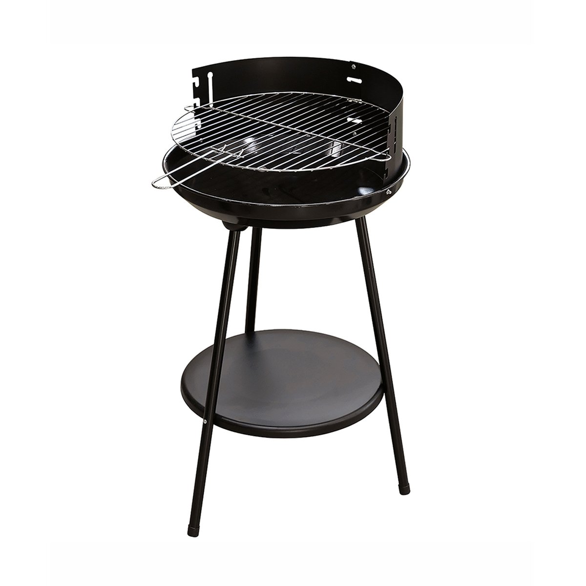 Churrasqueira a carvão com grelha ajustável redonda Ø 38cm Grato Promoção Churrasqueira a carvão com grelha ajustável redonda Ø 38cm Grato Promoção