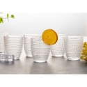 Conjunto de 6 copos de água em vidro decorado 325ml Roma Venda