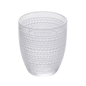 Conjunto de 6 copos de água em vidro decorado 325ml Roma Oferta