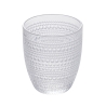 Conjunto de 6 copos de água em vidro decorado 325ml Roma Oferta