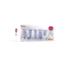 Conjunto de 6 copos de água em vidro decorado 325ml Roma Saldos