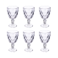 Conjunto de 6 copos em vidro transparente Elizabeth 340 ml Promoção
