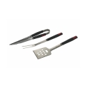 Conjunto de 3 utensílios para churrasco em aço inox Zirka Promoção